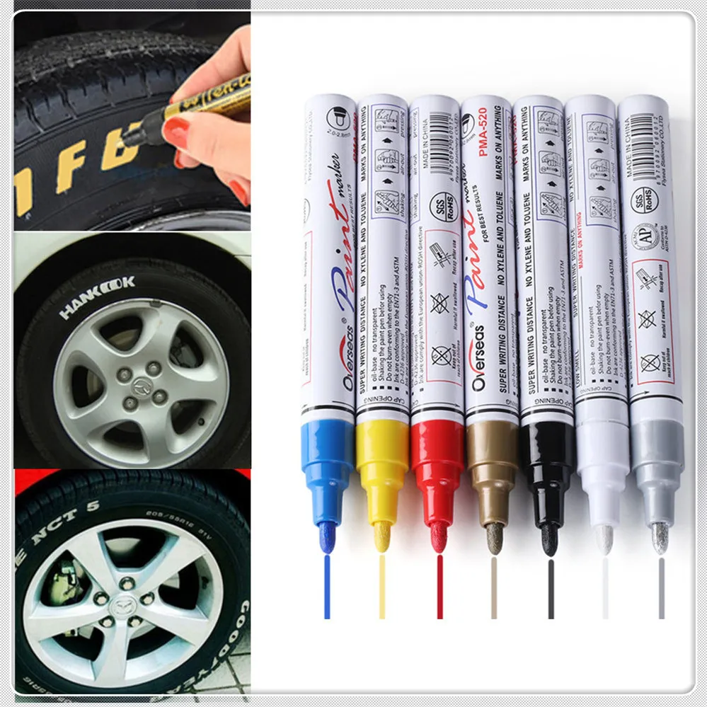 Автомобильная Водонепроницаемая ручка шины протекторные краски маркеры маркер