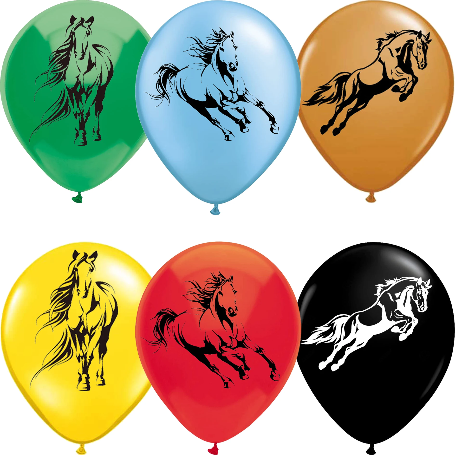 Воздушный шар с большой лошадью тематические латексные воздушные шары на ферму