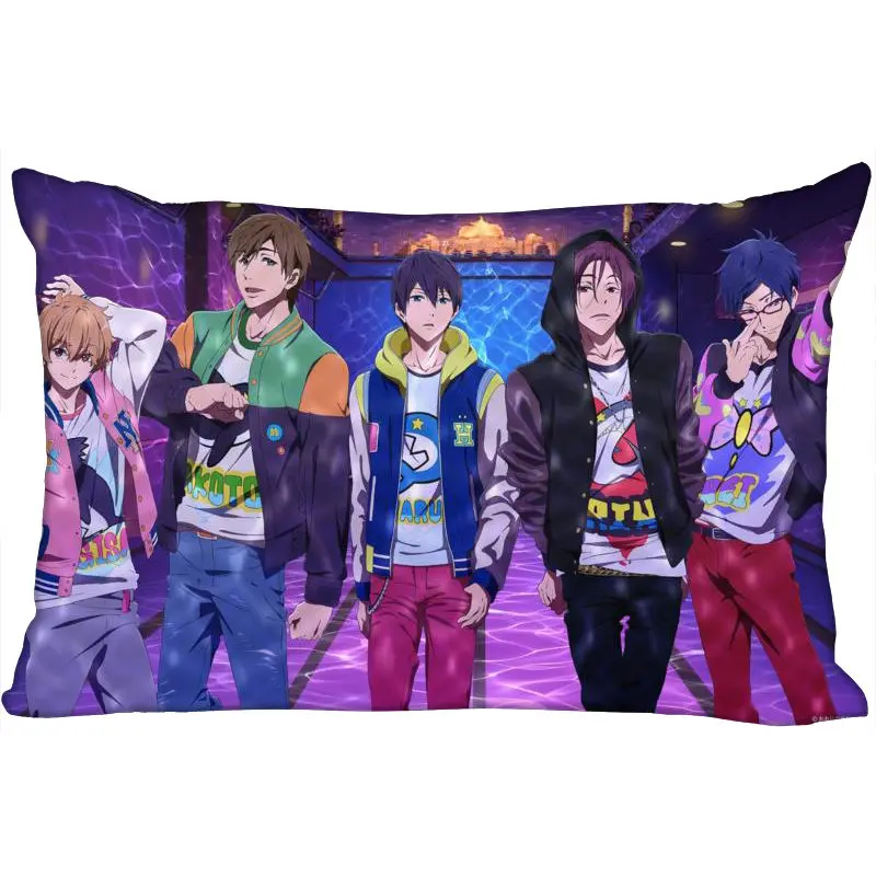 

New Free Swim Club Pillowcase Rectangle Zipper Pillow Throw Pillow Case Cover 45x35cm Printed Decorative Pillowcase