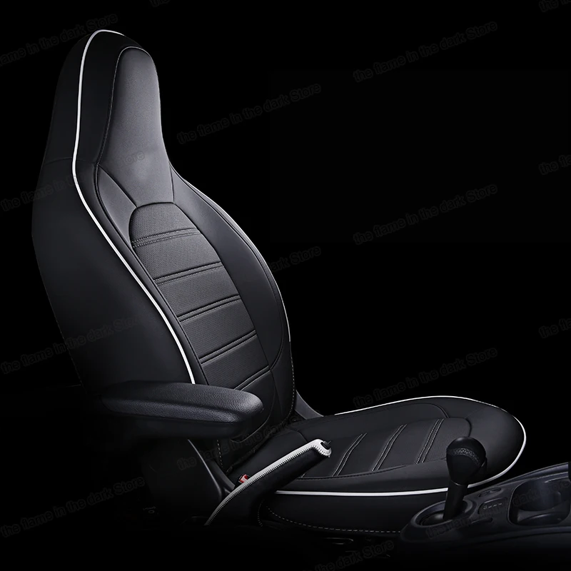 Чехол на подушку сиденья lsrtw2017 из волокнистого кожзаменителя для smart fortwo forfour 2020