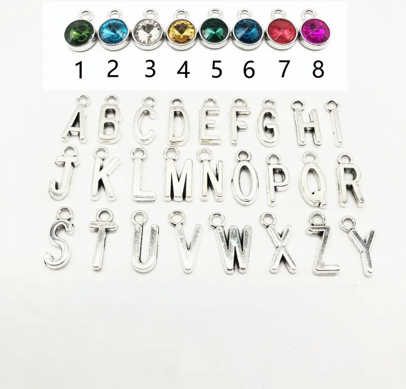 Кристальная подвеска с 8 цветами на выбор для брелка модная персонализированная