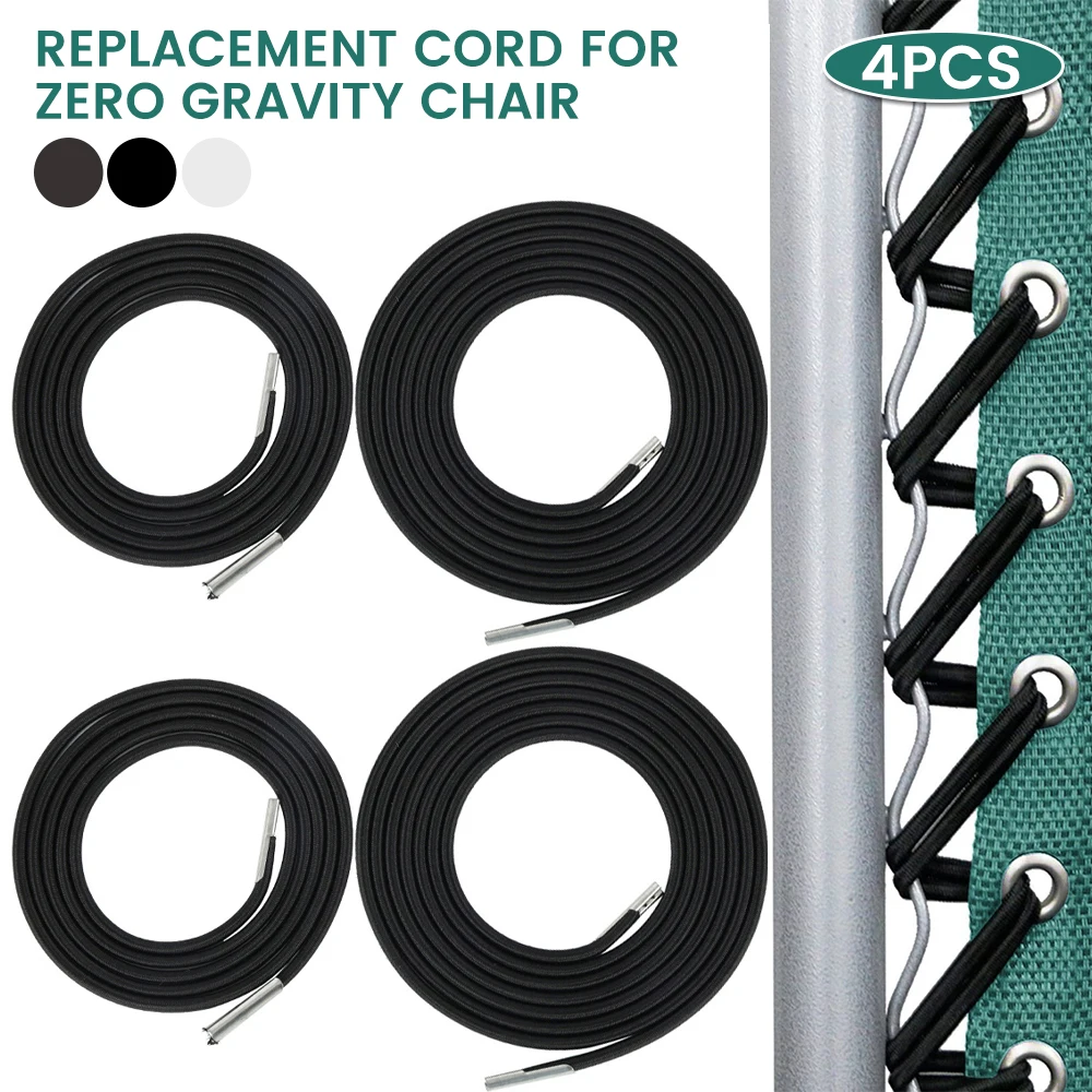 

Elastic Bungee Rope Cord for Folding Chair Zero Gravity Chair Recliner Laces Replacement Part Recliner Lounge Camping Chair Tool