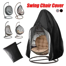 Garden Hanging Swing Chair Cover Chair Dustproof Cover Sofa Waterproof Rain Garden Outdoor Rain Snow Proof Furniture Cover 210D