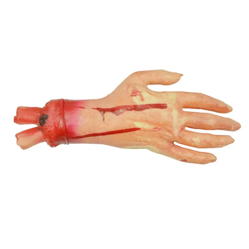 Halloween Props Broken Finger Hand Foot Blood Horror Severed Bloody Limbs Novelty Dead Gadgets.. | Дом и сад