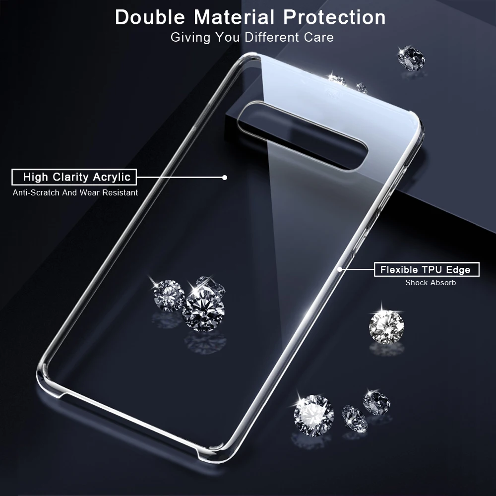 Soft Phone Case for Samsung S10 Clear TPU Back Cover Bumper Casing Galaxy Plus S10E Coque | Мобильные телефоны и