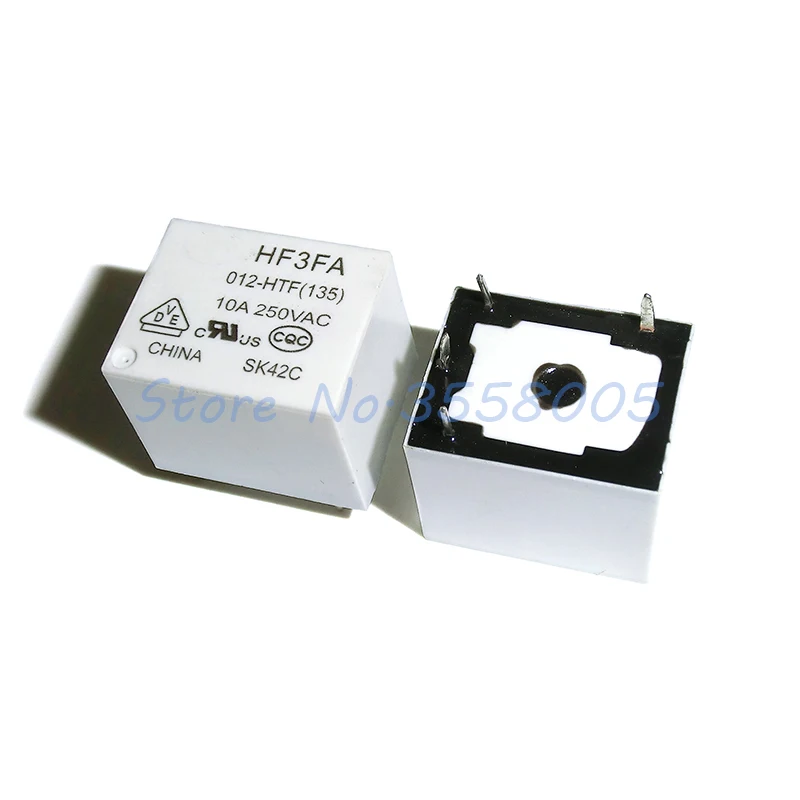 5 шт./лот HF3FA 012-HSTF 10A 4-контактная искусственная кожа | Электронные компоненты и