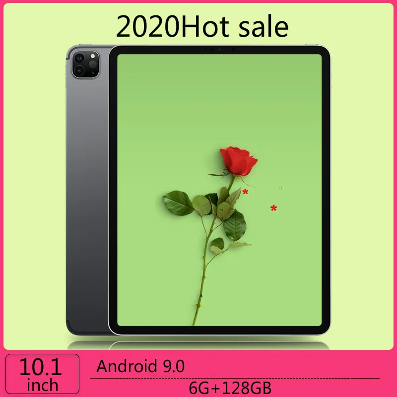 

2021 New 10.1 Inch GameTablet 6G+128GB 10 Octa Core Dual SIM Card Phone 3G/4G Call Wifi Bluetooth GPS Tablets