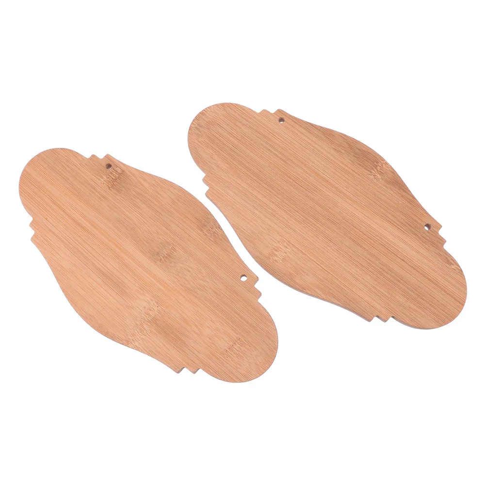 2 шт. необработанные подвесной знак качества пустой подвесная табличка Сделай