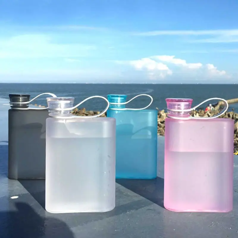 

400ml Outdoor Sports Cycling Water Cup Portable Creative Student Square Kettle