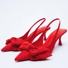 Женские босоножки на высоком каблуке 2022 см, женские Фетиш босоножки на низком каблуке с ремешком на пятке и бантом-бабочкой, роскошные дизайнерские сандалии для стриптиза, лето 7,2