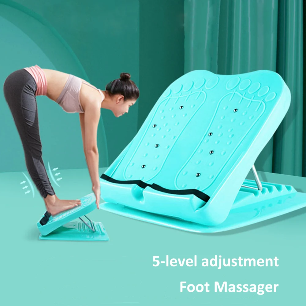 

Foot Massage Adjustable Shiatsu Anti-Slip Stretching Board Acupuncture Therapy Foot Calf Stretcher Incline Board Pedal Stretcher