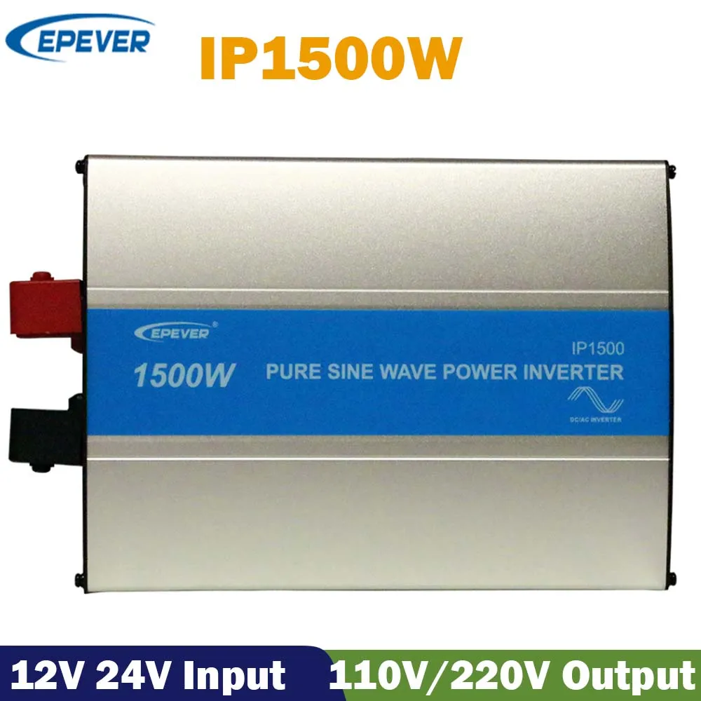 EPever IPower1500W Солнечная энергия решетки чистая синусоида инвертор 12V 24V 110V120V 220V230V