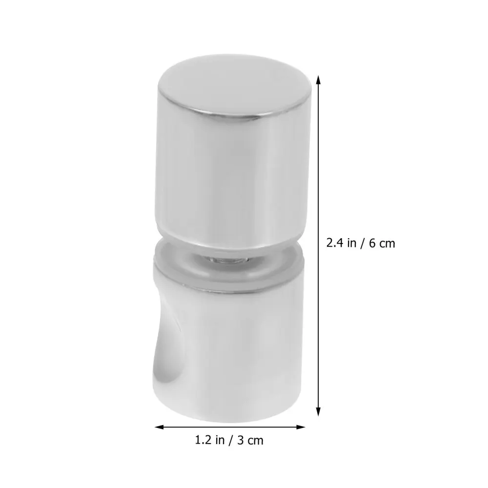 

1pc Aluminum Alloy Shower Door Knob Door Accessory Furniture Door Handle(Silver)