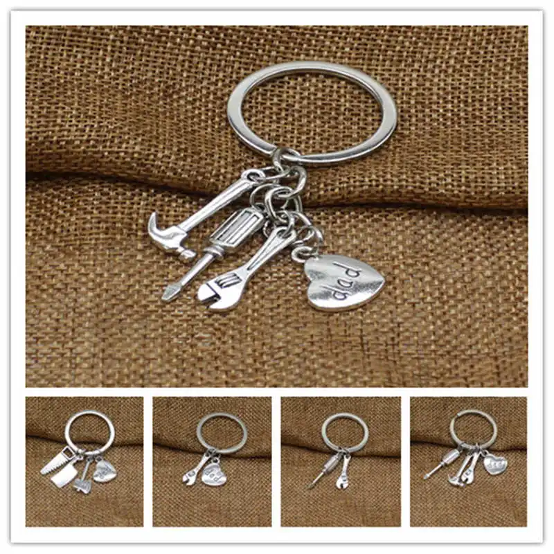 Брелок с подвеской для папы инструмент ключей подарок на день отца аксессуары