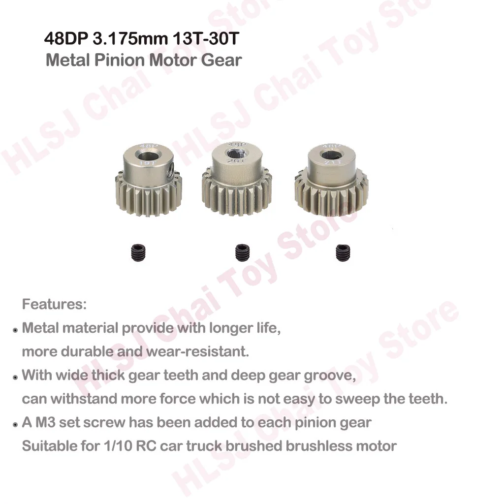 1 шт 48dp 3175 мм 13t 14t 15t 16t 17t 18t 19t 20t 21t 22t 23t 24t 25t 26t 27t 28t 29t 30t металл