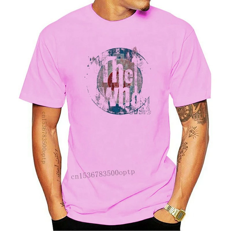 

New The Who 'Textured Target' T-Shirt - Nuovo e Originale