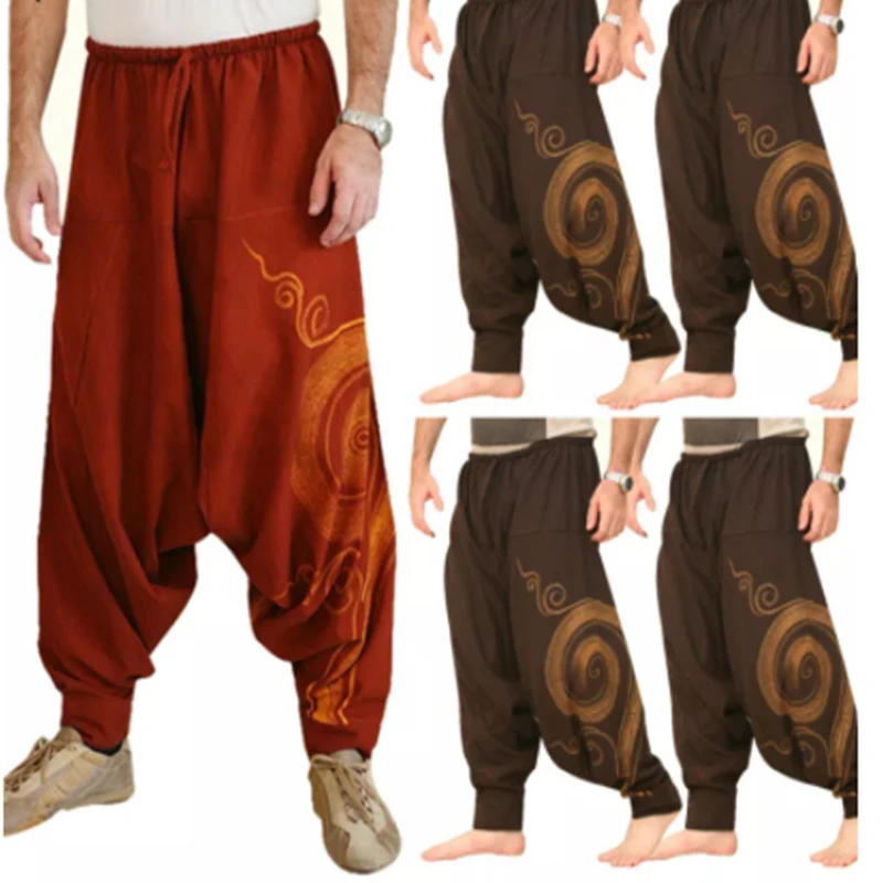 Костюмы для косплея аниме Модные свободные повседневные брюки с высокой талией и