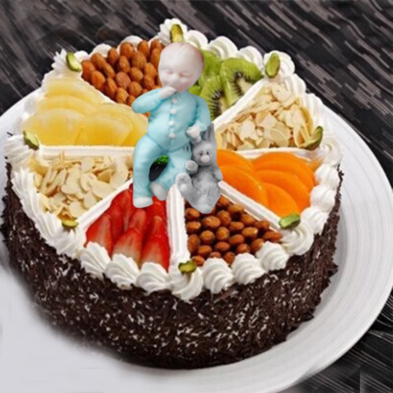 3D Барби Форма Кукла Кролик мальчик силиконовые формы для выпечки кекс Шоколадный