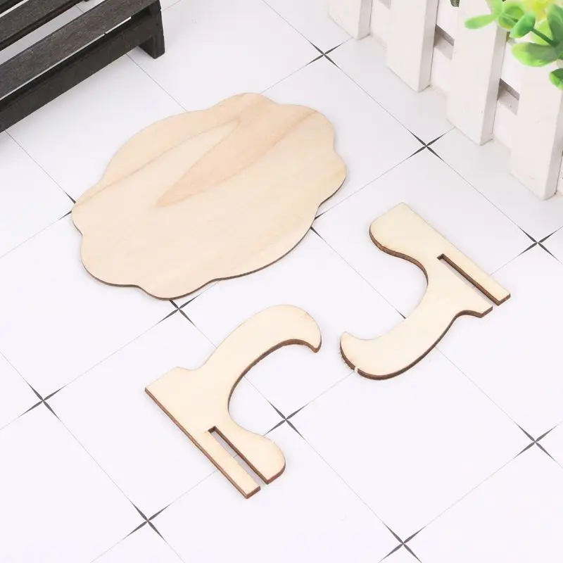 

10pcs Wooden Blackboard Cloud Shape Table Sign Memo Message Stand Chalk Board We