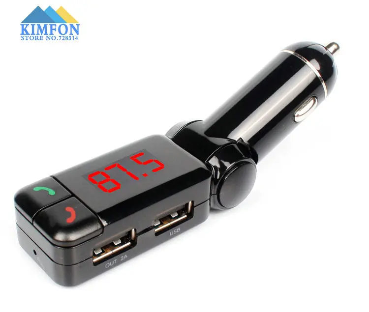 

Автомобильный комплект Bluetooth 100 шт./лот BC06, MP3 FM передатчик, SD USB зарядное устройство, гарнитура для iPhone и android