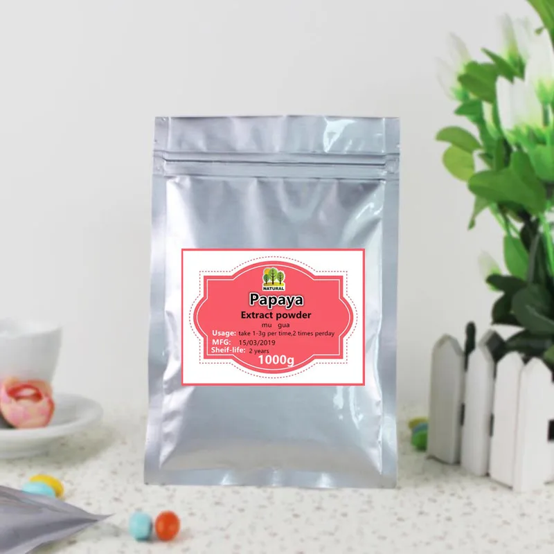 

100g-1000g High-Quality Pure Papaya Extract Powder,Papain ,Mu Gua,Fructus Chaenomelis Lagenariae,Pawpaw,Free Shipping