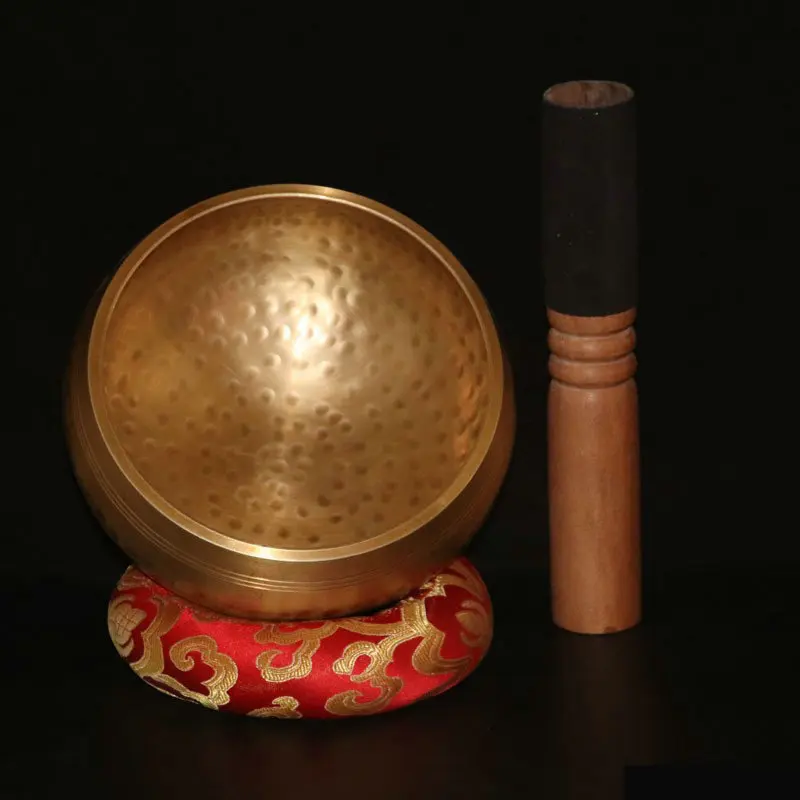 Буддийская чаша ручной работы из чистой меди для йоги |