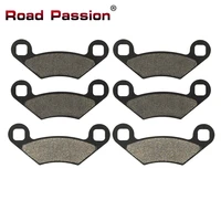 road passion motorcycle front and rear brake pads for polaris 800 sportsman forest tractor 800 400 500 sportsman ho efi