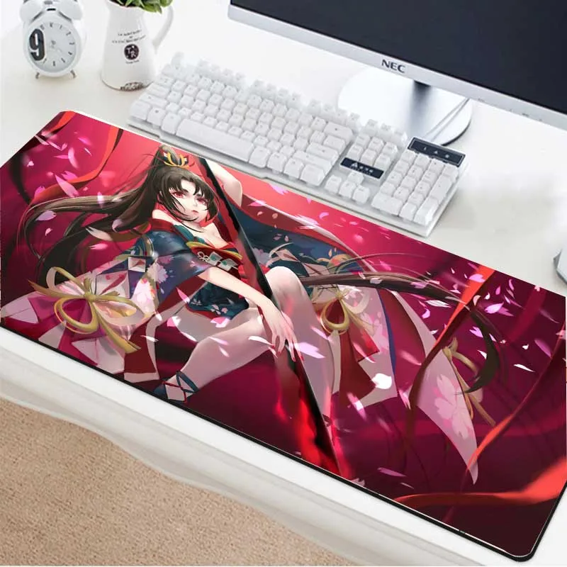 Yuzuoan волшебник девушка PC игровой плеер удобный большой натуральный каучук