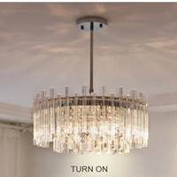 led living room crystal ceiling lamp nordic restaurant chandelier home decoration kitchen ceiling chandelier