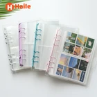 Haile 35 в прозрачном блестящем папке для хранения, коллекционирования книг и фотоальбомов, органайзер, журнал, ежедневник, планировщик, 100200 карманов