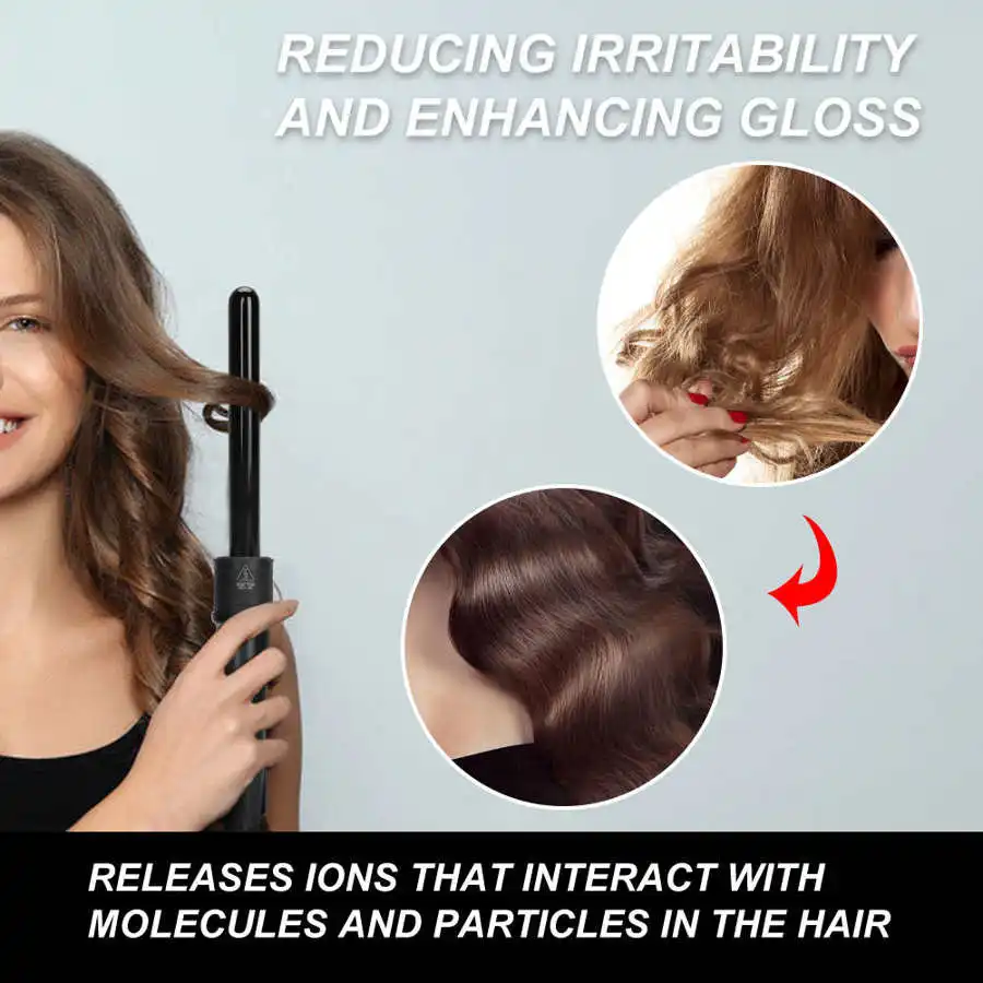 

1pcs Hairdressing Supplies 5 In 1 Curling Iron LED Adjustable Temperature Hair Styling Curling Iron Wand Set 110-240V Hair