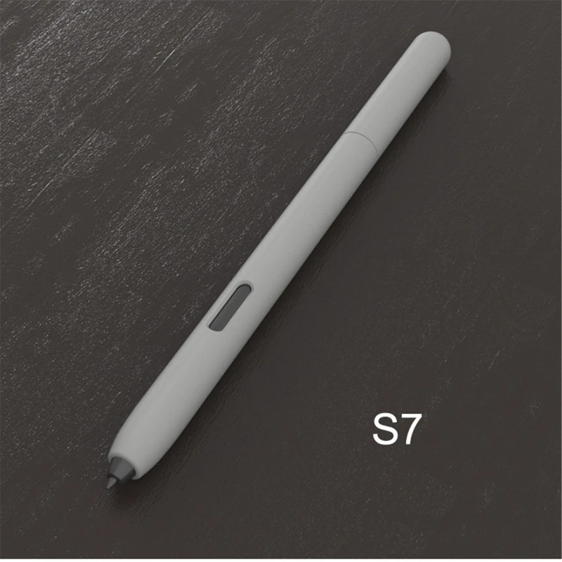 Simple business pencil case For Sam-sung Galaxy- Tab S6 S7 S-Pen Cover Cute Cartoon Tablet Silicone Pencil Case