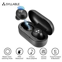 new syllable s103 tws earphone true wireless stereo earbuds master slave switching mode headset syllable s103 for phone