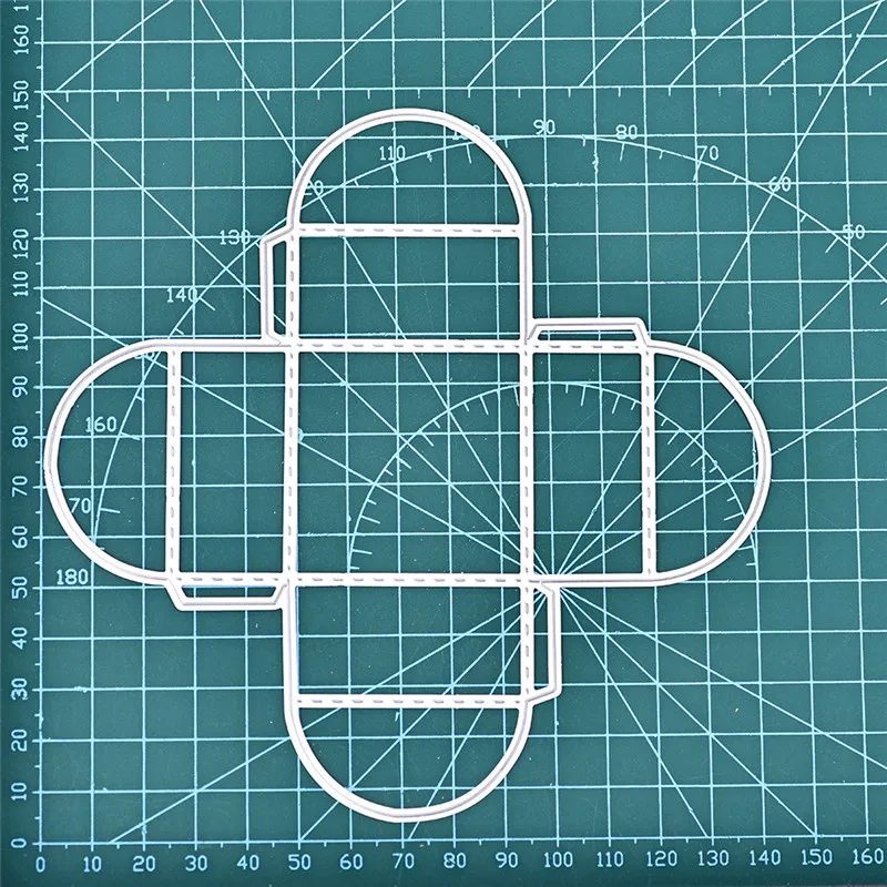 116x116mm Naifumodo штампы треугольная коробка конфеты подарок металл резка для скрапбукинга ремесло карты тиснение Diecut шаблон - Цвет: 116x116mm