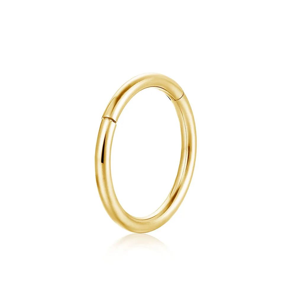 Стальные маленькие ноздри сегмент септо кольцо для носа в ушах пирсинга на