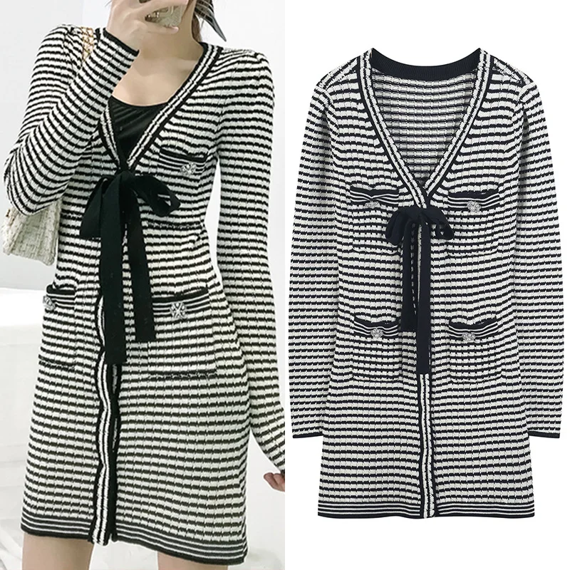 

Vetement Femme 2021 Robe Longue Pull Robe Femme Sweater Dress Runway Dress 2021 Celebrity Dresses Fall Dress Designer Clothes