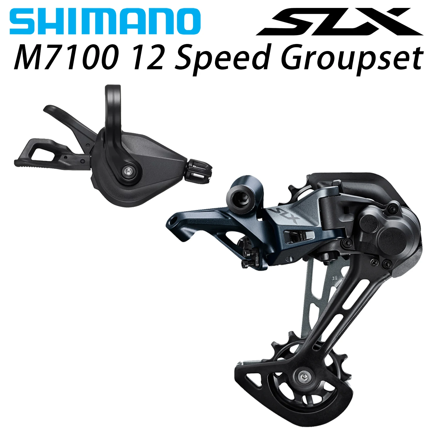 SHIMANO SLX M7100 набор групп горного велосипеда 1x12-Speed SL+ RD M7100 задний переключатель m7000 рычаг переключения передач