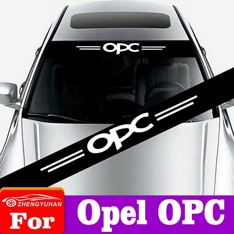 

Car Front Windshield Prevent Sunlight Reflection Stickers For Opel OPC Decoration Decals Styling Parts Accessories