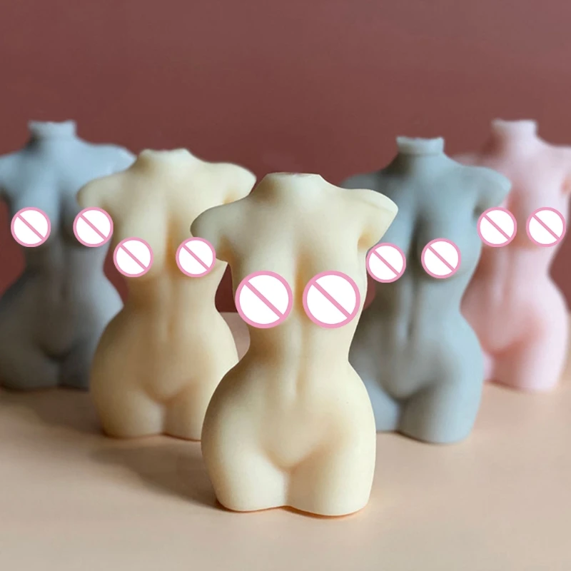 

3D Art Body Candle Crystal Epoxy Resin Mold Human Aromatherapy Plaster Wax Silicone Mould DIY Crafts Decor Making Tool