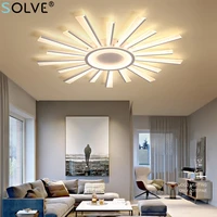 modern and simple led chandelier creative sunlight ceiling light living room bedroom dining room kitchen lighting remote control