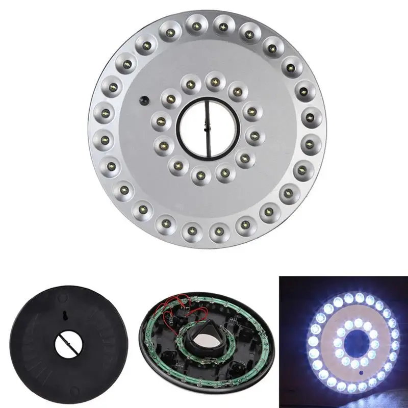 

LED Pole Light Disc Light Patio Lamp Garden Yard Umbrella White Tent Portable Lantern Durable Outdoor Lights Camping