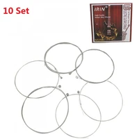 10 set irin 6 pcsset e101 silver steel strings for electric guitar replacement for guitar parts accessories practice
