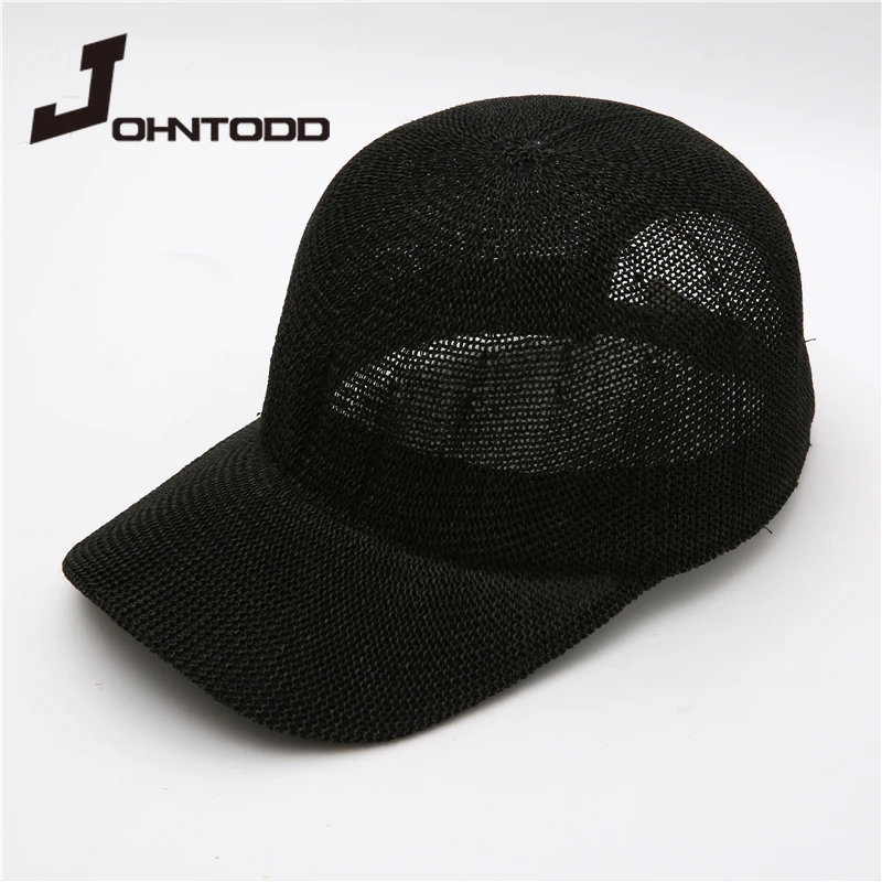 

2021 New Fashion Summer Women Baseball Cap Solid Color Breathable Cool Equestrian Straw Hat Snapback Hat British Retro Sun Hats