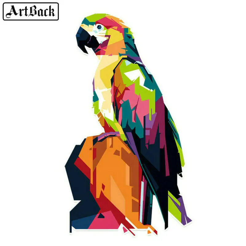 5D полный квадрат и круглый алмазная живопись попугай цвет мозаика 3D наклейка животное ремесло вышивки декор 30х30 см.