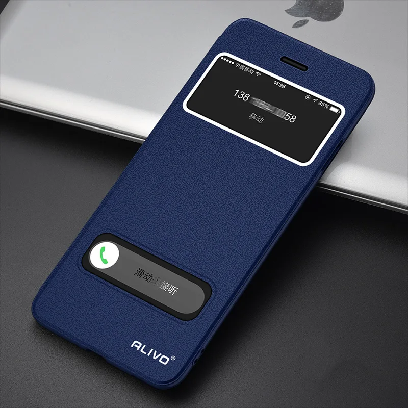 

For iPhone 7 8 Case View Window Leather Flip Stand Phone Cases for iPhone SE 2020 SE2 2 Book Case for iPhone 6 6S plus 7plus