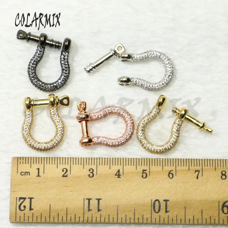 

5pcs Screw clasp pendants whole crystal hook small charm accessories for jewelry making crystal clasp jewelry gift 50715