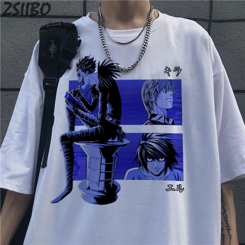 Новинка Death Note Shinigami Ryuk унисекс с рисунком из аниме футболка крутые женские