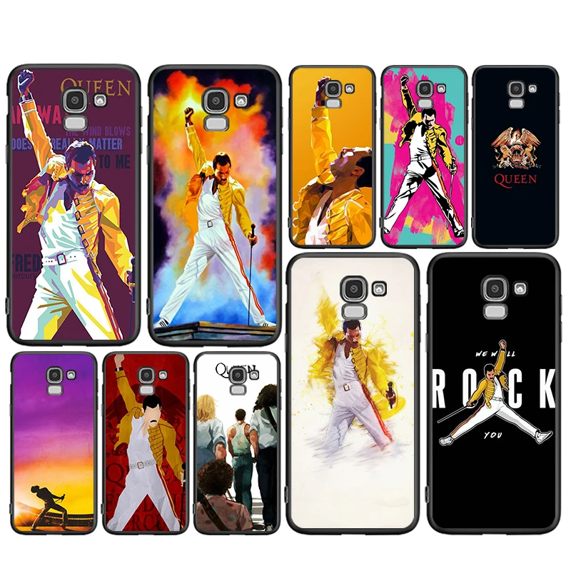 

Queen Freddie Mercury For Samsung J8 J7 Duo J730 J6 J5 J530 J4 J3 J330 J2 Core Star Prime 2018 EU Plus Soft TPU Phone Case