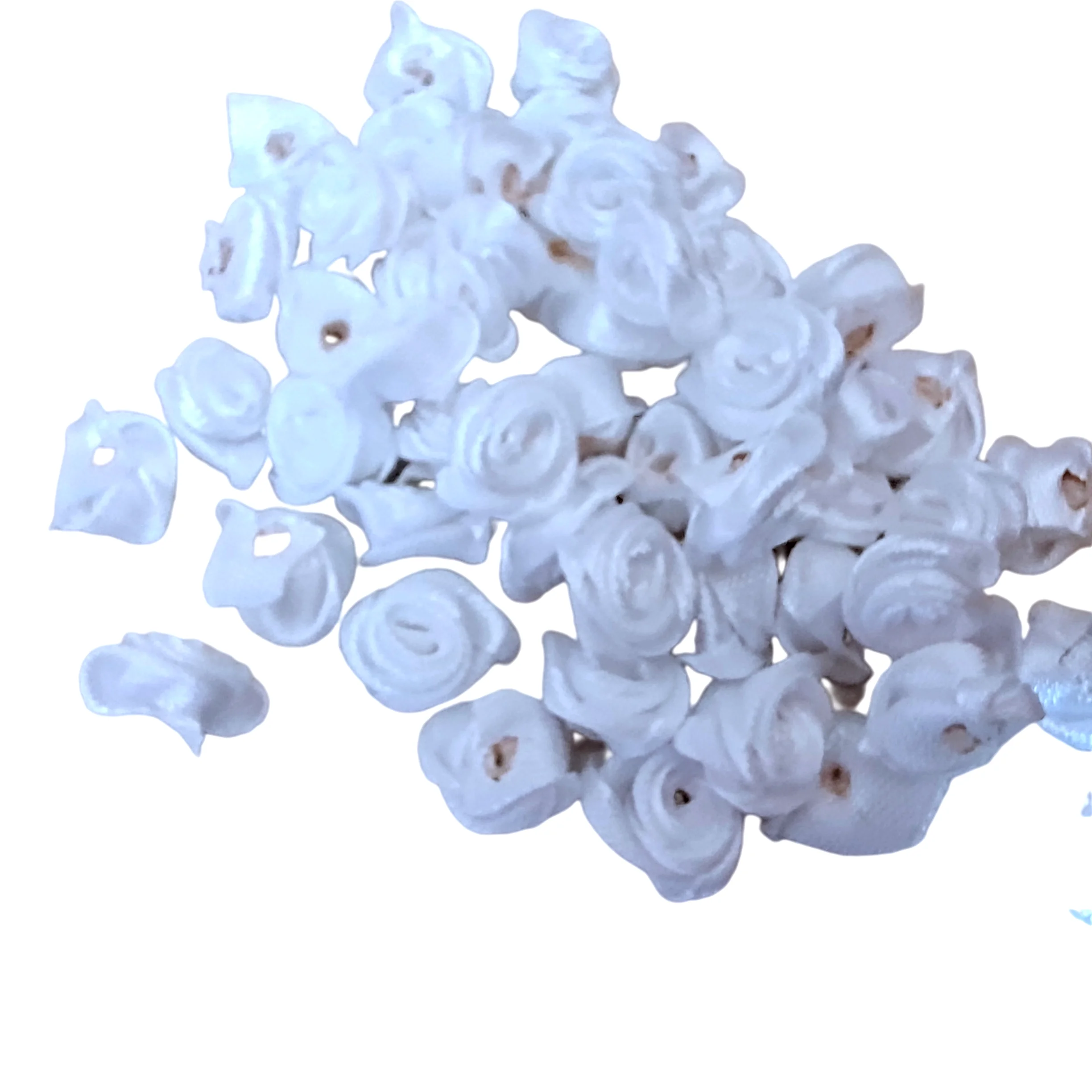 Белая лента ручной работы с цветами розы HL 100 шт. аксессуары для свадебной одежды