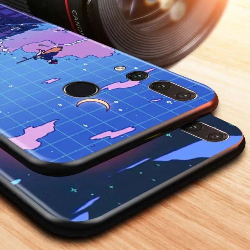 

Vaporwave Glitch Anime For Honor 20S 20 10X Lite 30i 30S Huawei Y8P Y7P Y6P Y5P Y7A Y9A Y8S Y6S Y7 Y5 Y6 Pro Phone Case